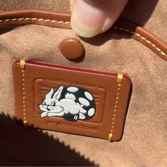NWT COACH Revel Bag 24 with White Rabbit Print CG290 - Picture 10 of 10